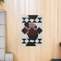 Tapis géométrique Abstrait moderne