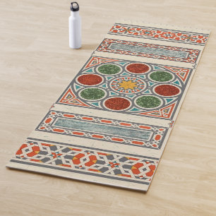 Tapis magique Vintage arabe Motif géométrique