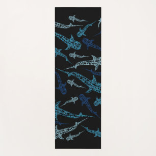 Tapis modelé de yoga de requin de baleine