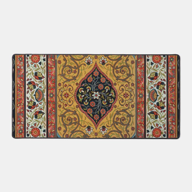 Tapis Persan Ancien Élégant Design (Recto)
