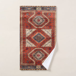 Tapis persan turc oriental rouge