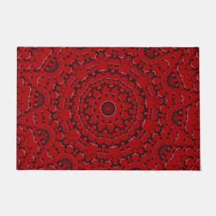 Tapis rouge décoratif