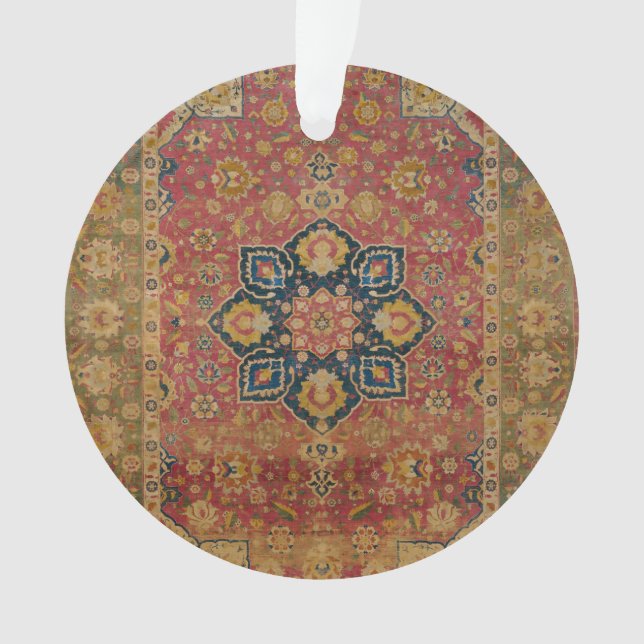 Tapis rouge or Kashan tapis Perse Asiatique (devant)