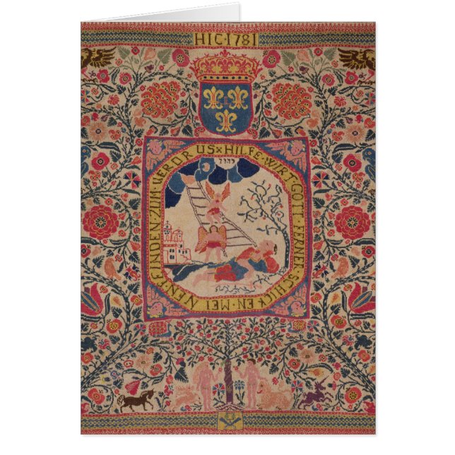 Tapis tricoté à la main dépeignant le rêve de (Devant)