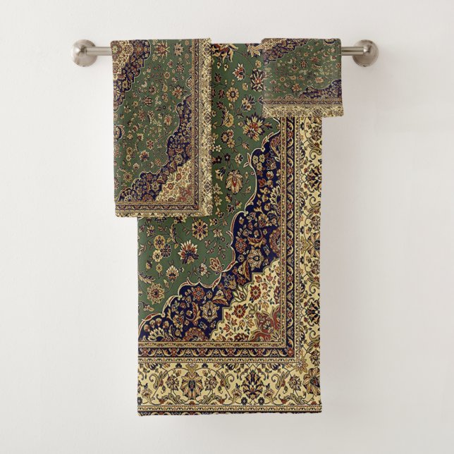 Tapis turc persan antique (En situation)