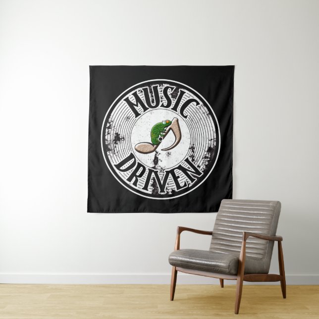 Tapisserie à musique (En situation (horizontale))