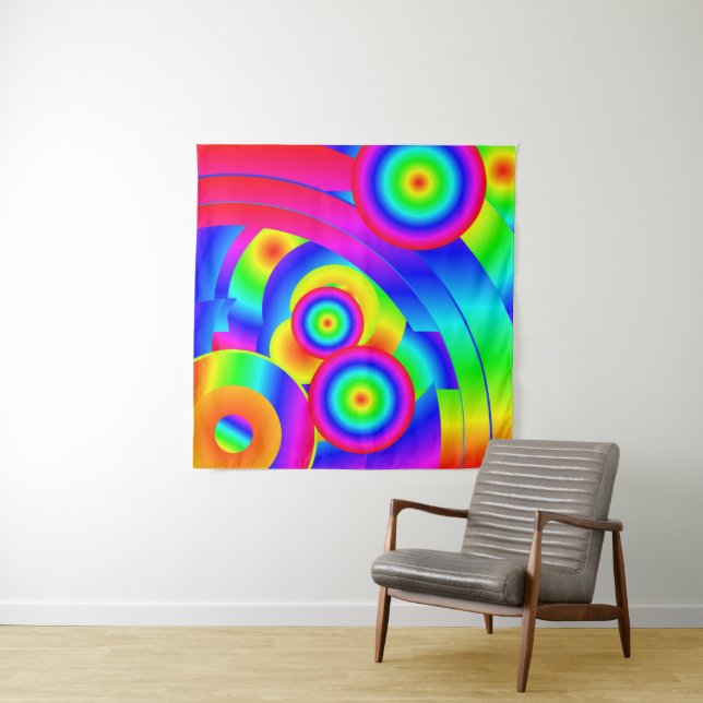 Tapisserie Abstraite (En situation)