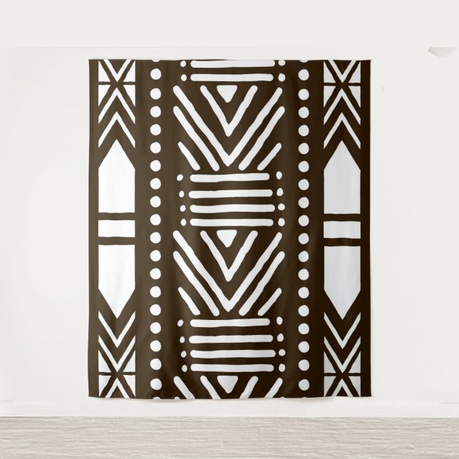 Tapisserie africaine de Bogolan (Devant)