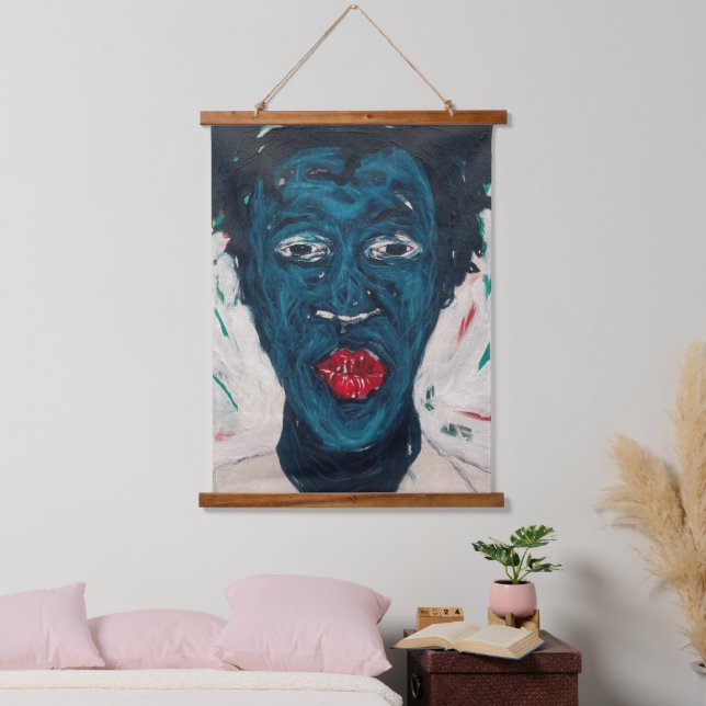 Tapisserie africaine suspendue (Chambre à coucher)