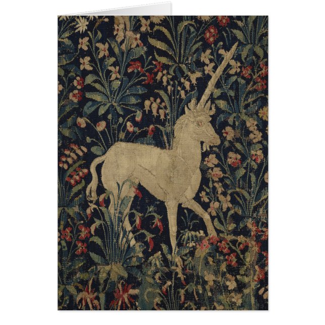 Tapisserie allégorique de "Millefleurs" avec des (Devant)