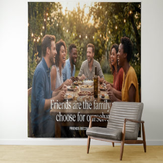 Tapisserie Amis Devenus Famille