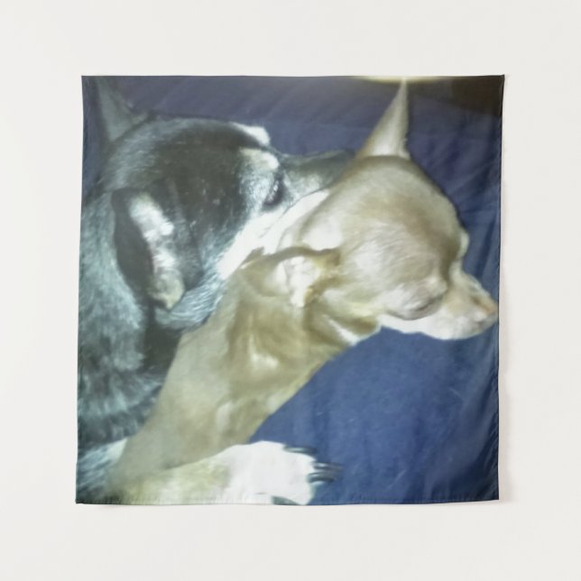 Tapisserie Amour de Chiots (Devant)