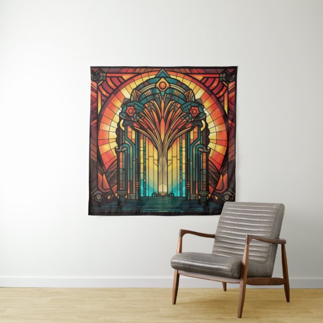 Tapisserie Art Déco (En situation)