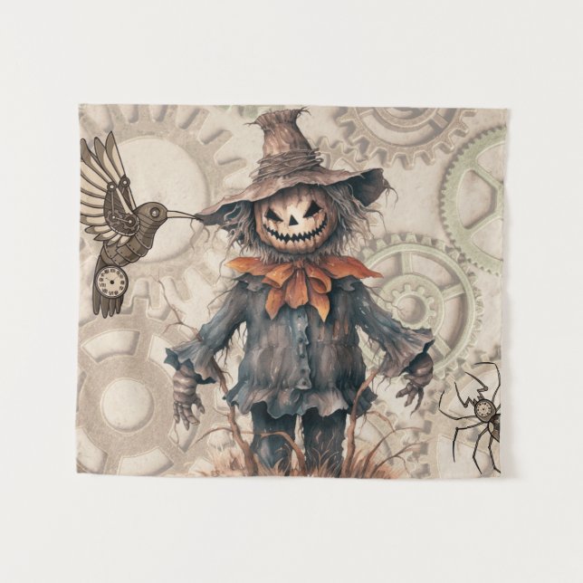 Tapisserie Art Halloween Steampunk (Devant (Horizontal))