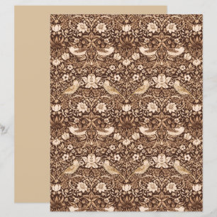 Tapisserie Art Nouveau d'oiseaux et de fleurs, Sep