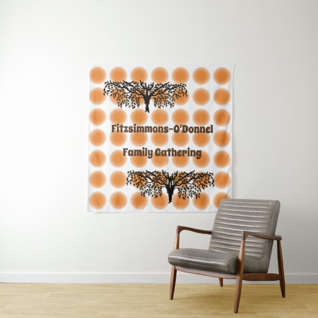 Tapisserie - Bannière pour la collecte de la famil (En situation)