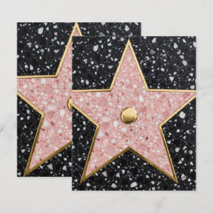 Tapisserie Carrée Hollywood Walk of Fame