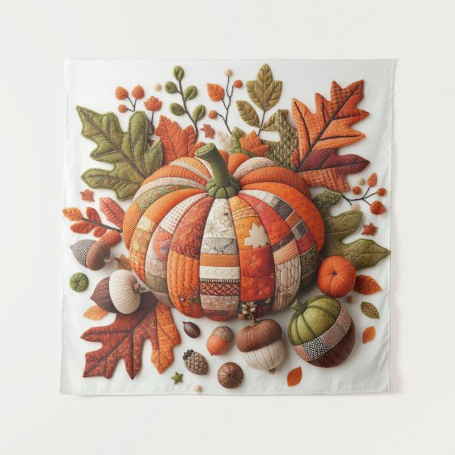 Tapisserie Citrouille (Devant)