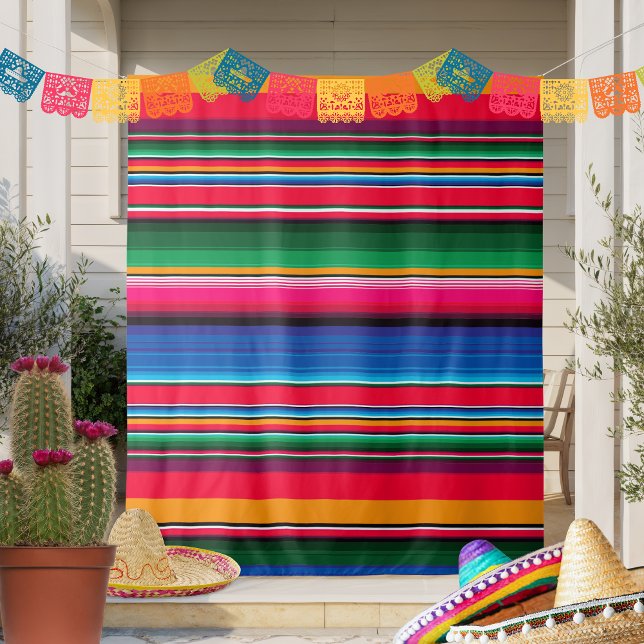 Tapisserie Colorée Mexicaine Serape Party (Créateur téléchargé)