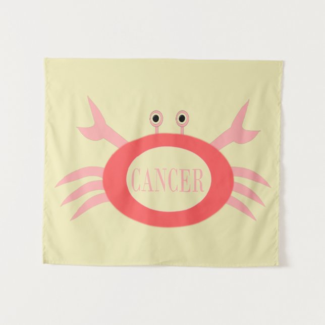 Tapisserie Crabe Signe Cancer (Devant (Horizontal))