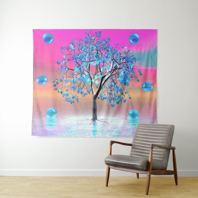 Tapisserie Crystal Tree Sunrise (En situation (horizontale))