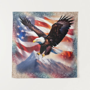 Tapisserie d'aigle patriotique