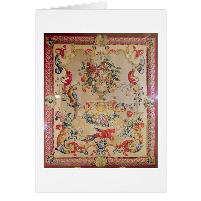 Tapisserie dans le style rococo tôt avec le (Devant)