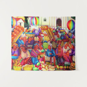 Tapisserie d'art au Guatemala