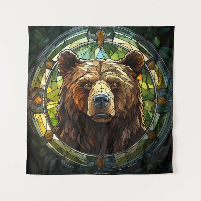Tapisserie d'art de l'ours (Devant)