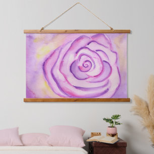 Tapisserie d'art mural Rose violet