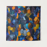 Tapisserie d'art tribal Motif africain