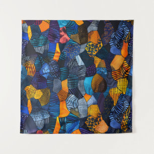 Tapisserie d'art tribal Motif africain