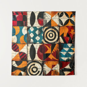 Tapisserie d'art tribal Motif africain
