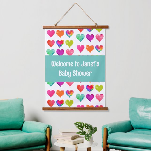 tapisserie de baby shower (Salon)