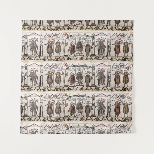 Tapisserie de Bayeux - Coronation de King Harold (Devant)