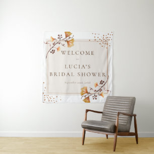 Tapisserie de bienvenue élégante pour la fête de m