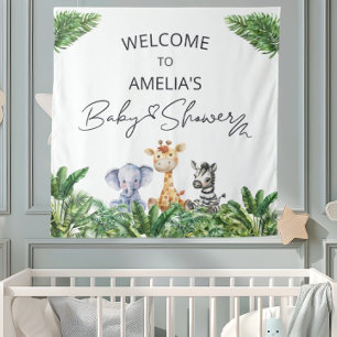 Tapisserie de bienvenue pour la jungle Oh Boy Safa