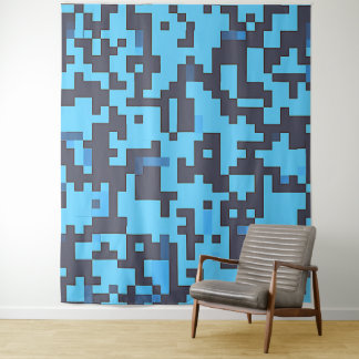 Tapisserie de camouflage bleu