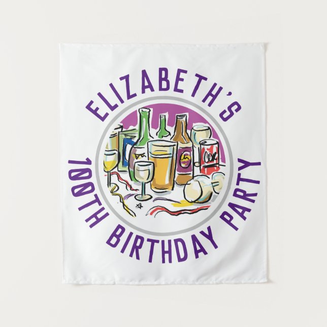 Tapisserie de célébration de 100 ans (Devant)