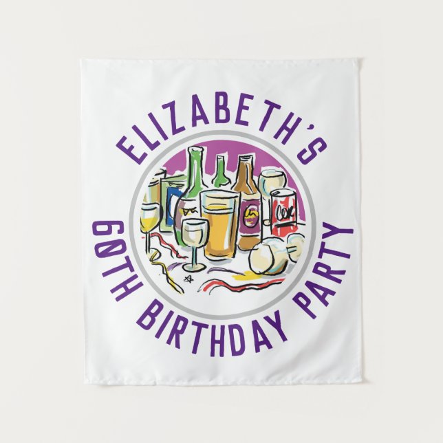 Tapisserie de célébration de 60 ans (Devant)