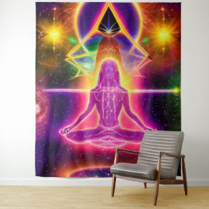 Tapisserie de Chakra spirituelle