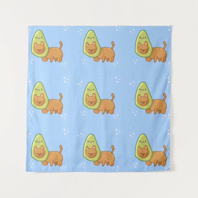 Tapisserie de chat Avocado (Devant)
