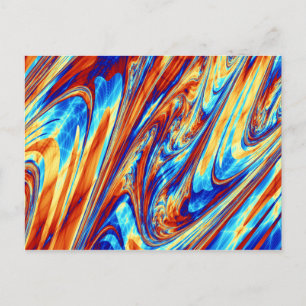 Tapisserie de couleurs Carte postale