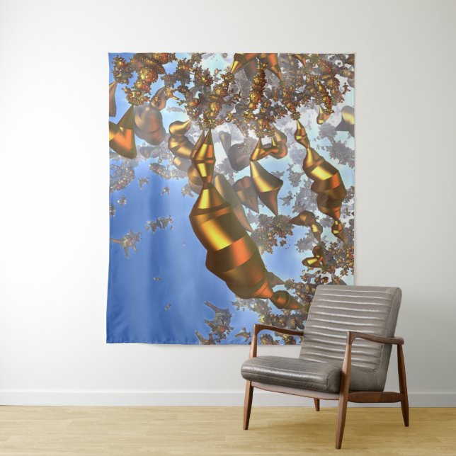 Tapisserie de crayons d'or (En situation)