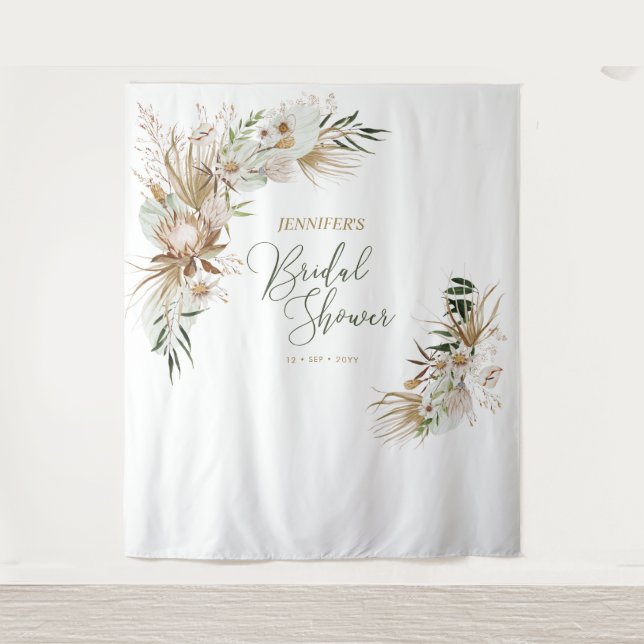 Tapisserie de décoration de mariage bohème pour la (Devant)