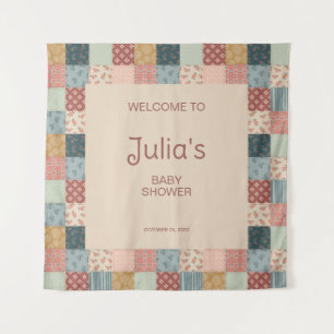 Tapisserie de douche pour bébé en quilt vintage