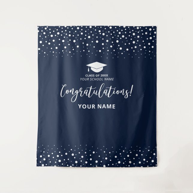 Tapisserie de Fête de Remise de Diplôme avec Confe (Devant)