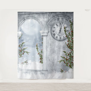 Tapisserie de fond de photo Enchantement d'hiver