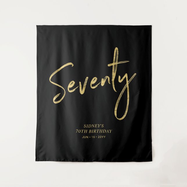 Tapisserie de fond de scène pour fête d'anniversai (Devant)