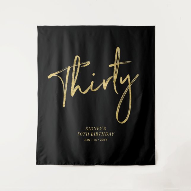 Tapisserie de fond de scène pour fête d'anniversai (Devant)